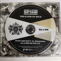 ซีดี Spyair - This Is How We Rock CD VG 1CD 1DVD