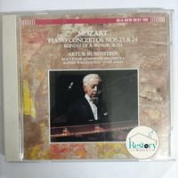 ซีดี Arthur Rubinstein - Mozart Piano Concertos Nos.23&24 CD VG+