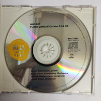 ซีดี Arthur Rubinstein - Mozart Piano Concertos Nos.23&24 CD VG+