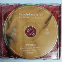 ซีดี George Friedrich Handel - Messiah A Sacred Oratorio CD VG+ 2CDs 1DVD