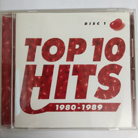ซีดี Various - Top 10 Hits 1980-1989 CD VG