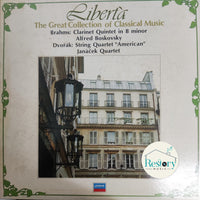 แผ่นเสียง Various - The Great Collection Of Classical Music - Clarinet Quintet In B Minor - String Quartet American Vinyl VG+