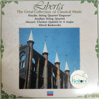 แผ่นเสียง Various - The Great Collection Of Classical Music - String Quartet Emperor - Clarinet Quintet In A Major Vinyl VG+