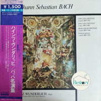 แผ่นเสียง Various - Johann Sebastian Bach - Heinz Wunderlich Vinyl VG+