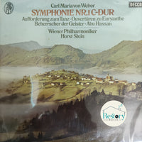 แผ่นเสียง Carl Maria Von Weber - Symphonie Nr.1C Dur Vinyl VG+