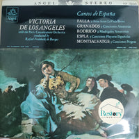 แผ่นเสียง Victoria De Los Angeles - With The Paris Conservatoire Orchestra Vinyl VG+ แผ่นสี