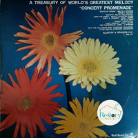 แผ่นเสียง Various - A TREASURE OF WORLD' S GREATEST MELODY "Concert Promenade" Vinyl VG+ แผ่นสี