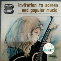 แผ่นเสียง Various - Invitation To Screen - And Popular Music Vinyl VG+