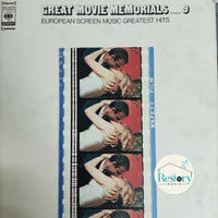แผ่นเสียง Various - Great Movie Memorials European Screen Music Greatest Hits Vinyl VG+