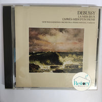 ซีดี PIERRE BOULEZ, New Philharmonia - Debussy La Mer/Jeux - L'aprés-Midi D'Un Faune CD VG+