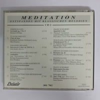 ซีดี GRIEG, Schubert, Mendelssohn Bartholdy - Meditation - Entspannen Mit Klassischen Melodien CD VG+