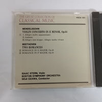 ซีดี SEIJI OZAWA, Boston Symphony, Isaac Stern - Mendelssohn Violin Concerto In E Minor Op.64 CD VG+