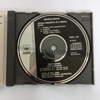ซีดี SEIJI OZAWA, Boston Symphony, Isaac Stern - Mendelssohn Violin Concerto In E Minor Op.64 CD VG+