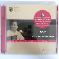ซีดี Dr. Balamuralikrishna - From the Ncpa Archives CD VG 2CDs
