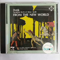 ซีดี BRUNO WALTER - The Columbia Symphony Orchestra, Dvorak - Symphony No.9 In E Minor Op.95 - From The New World CD VG+