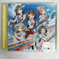 ซีดี Poppin Party - Yes BanG_Dream! CD VG+ 1CD Blu-ray