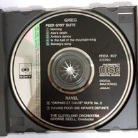 ซีดี GEORGE SZELI, The Cleveland Orchestra, Pavane Pour Une Infante Defunte - Ravel Daphnis et Chloé Suite No.2 - Grieg Peer Gynt Suite CD VG