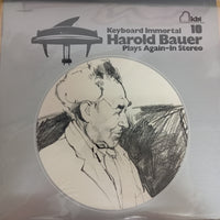 แผ่นเสียง Harold Bauer - Keyboard Immortal Harold Bauer Plays Again - In Stereo Vinyl VG+