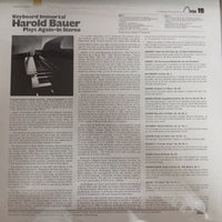 แผ่นเสียง Harold Bauer - Keyboard Immortal Harold Bauer Plays Again - In Stereo Vinyl VG+