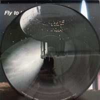 แผ่นเสียง Fumitaka Anzai - Fly To The Future, Spaceship C&C! Vinyl VG+ แผ่นมีลาย