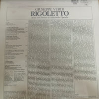 แผ่นเสียง Giuseppe Verdi - Rigoletto, Arien und Szenen in italienischer Sprache Vinyl VG+