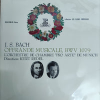 แผ่นเสียง Johann Sebastian Bach - Orchestre Pro Arte De Munich , Direction: Kurt Redel - Offrande Musicale, BWV 1079 Vinyl VG+