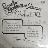 แผ่นเสียง Lucho Barrios - En Caracas Nocturna Vinyl VG+