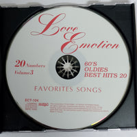 ซีดี Various - Love Emotion 60’S OLDIES BEST HITS 20 Vol.3 CD VG+
