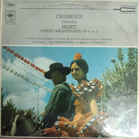 แผ่นเสียง Emmanuel Chabrier / Georges Bizet – Wiener Symphoniker / Bamberger Symphoniker - Edouard Van Remoortel / Marcel Couraud - España / Suites Arlésiennes Nos. 1 Et 2 Vinyl VG+