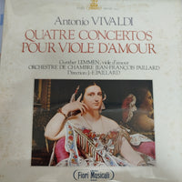 แผ่นเสียง Antonio Vivaldi, Günther Lemmen, Orchestre De Chambre Jean-François Paillard - Quatre Concertos Pour Viole D'Amour Vinyl VG