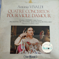 แผ่นเสียง Antonio Vivaldi, Günther Lemmen, Orchestre De Chambre Jean-François Paillard - Quatre Concertos Pour Viole D'Amour Vinyl VG