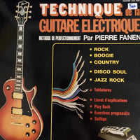 แผ่นเสียง Pierre Fanen - Technique De La Guitare Electique Vinyl VG+