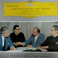 แผ่นเสียง Ludwig van Beethoven, Géza Anda - Wolfgang Schneiderhan - Pierre Fournier, Ferenc Fricsay - Radio-Symphonie-Orchester Berlin - Triple Concerto Pour Piano, Violon, Violoncelle Et Orchestre En Ut Majeur Vinyl VG+