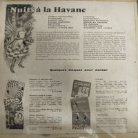 แผ่นเสียง Vicente Alvarez & his Tropical Orchestra, Carlos Otero - Nuits À La Havane Vinyl VG+