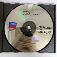 ซีดี Beethoven - Heritage of Music - Symphon No.3 "Eroics" CD VG+