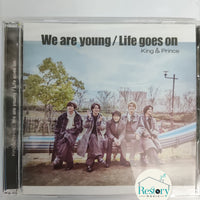 ซีดี King & Prince - We Are Young/Life Goes On CD VG+ 1CD 1DVD