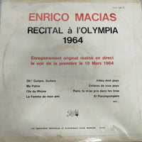 แผ่นเสียง Enrico Macias - Enrico Macias A L'Olympia Vinyl VG