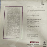 แผ่นเสียง Tomaso Albinoni, Johann Sebastian Bach, Léon Boëllmann, Felix Mendelssohn-Bartholdy, Wolfgang Amadeus Mozart, Richard Wagner - Jean Costa - L'Orgue Pour Les Jours De Fête Vinyl VG+
