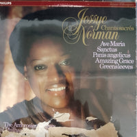 แผ่นเสียง Jessye Norman, The Ambrosian Singers - Royal Philharmonic Orchestra, Alexander Gibson - Chants Sacrés / Ave Maria - Sanctus - Panis Angelicus - Amazing Grace - Greensleeves Vinyl VG