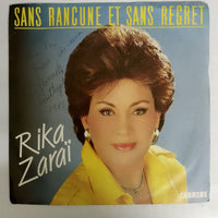 แผ่นเสียง Rika Zaraï - Sans Rancune Et Sans Regret Vinyl VG