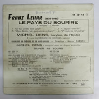 แผ่นเสียง Franz Lehár, Michel Dens - Le Pays Du Sourire Vinyl VG+