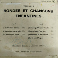 แผ่นเสียง Christian Borel Et Lisette Keray - Rondes Et Chansons Enfantines Vol.1 Vinyl VG