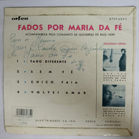 แผ่นเสียง Maria Da Fé - Fado Diferente Vinyl VG