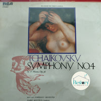 แผ่นเสียง Pierre Monteux - Boston Symphony Orchestrra - Tchaikovsky Symphony No.4 - in F Minor , Op.36 Vinyl VG+