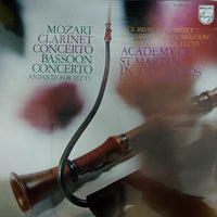แผ่นเสียง Neville Marriner - Academy of ST.Martn in The Fields - Jack Brymer , Clarinet Michael Chapman , Bassoon Claude , Flute / Mozart Clarinet Concerto Bassoon Concerto Andante For Flute Vinyl VG+