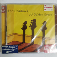ซีดี The Shadows - The Shadows 50 Golden Greats CD NM or M- 2CDs