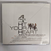 ซีดี 4Minute - Hit Your Heart 2econd Mini Album CD NM or M- 1CD 1DVD