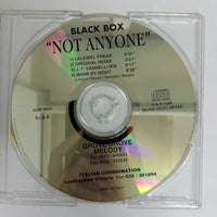 ซีดี Black Box - Not Anyone CD VG+