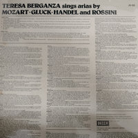 แผ่นเสียง Teresa Berganza - Sings Arias By Mozart Gluck Handel And Rossini Vinyl VG+