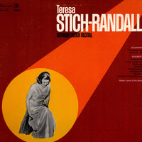 แผ่นเสียง Teresa Stich-Randall / Franz Schubert / Robert Schumann - German Lieder Recital Vinyl VG+